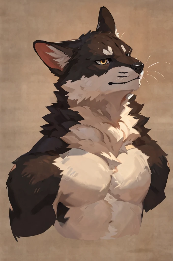 Black ocelot, fur on entire body, uploaded on e621, solo fullbody, average build with ((neck tuft)) and (fluffy tail), (( fullbody)), BREAK, (detailed Kogito), BREAK, [realistic proportions], [explicit content], [sharp focus], (questionable content), (shaded), ((masterpiece)), BREAK, 