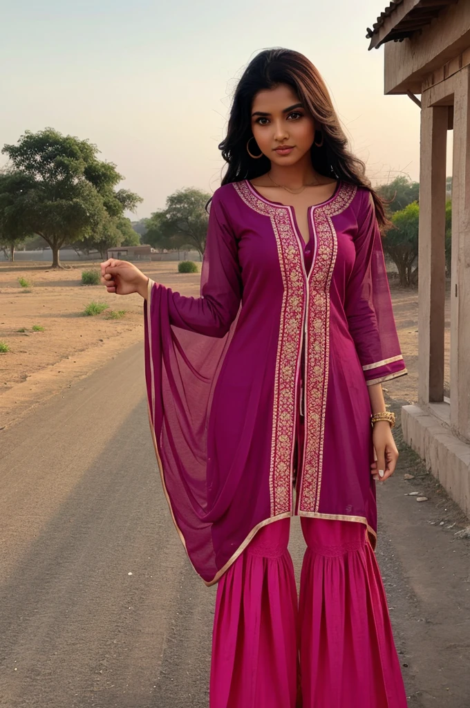 Girls wear salwar