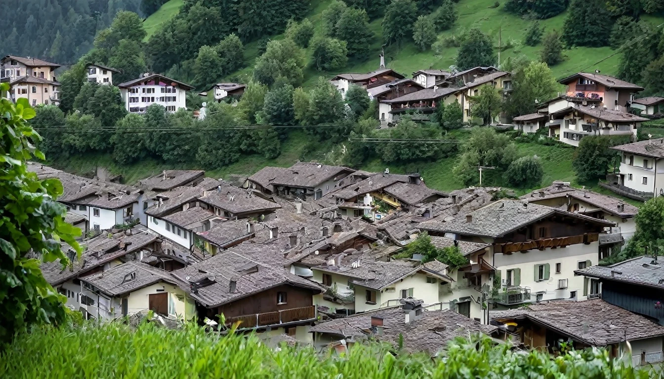 Northern Italy and southern Switzerland were hit by a severe wave of bad weather, causing landslides, floods and isolation of several communities