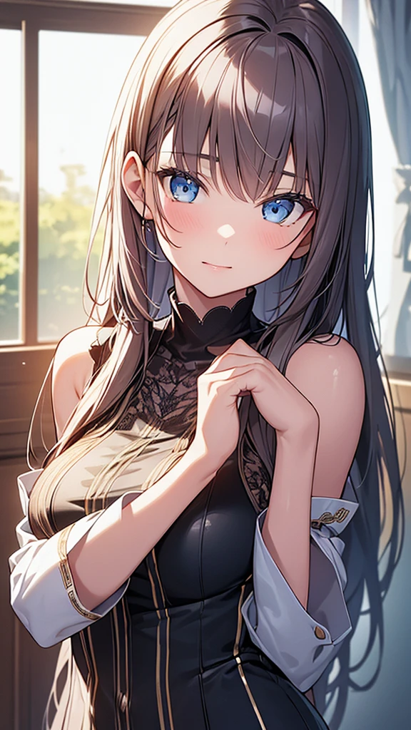 high quality, 最high quality, Realistic, RAW Photos, Realistic, Ultra-realistic 8K CG, Super detailed, High resolution, masterpiece, 1 Girl, 18-year-old, Beautiful face of a woman, Soft Face, elegant, Long Hair, blue eyes, Light blue eyes, close, Intricate details, Detailed Texture, Fine details, Front Face , Natural female body, sexly, Very beautiful young woman's face, ((Intense vaginal sex with a man:1.5)), NSFW
