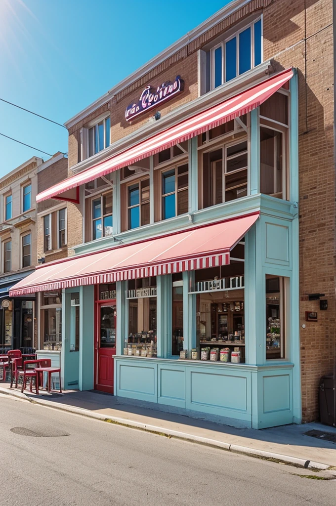 Nice ice cream parlors on the outside