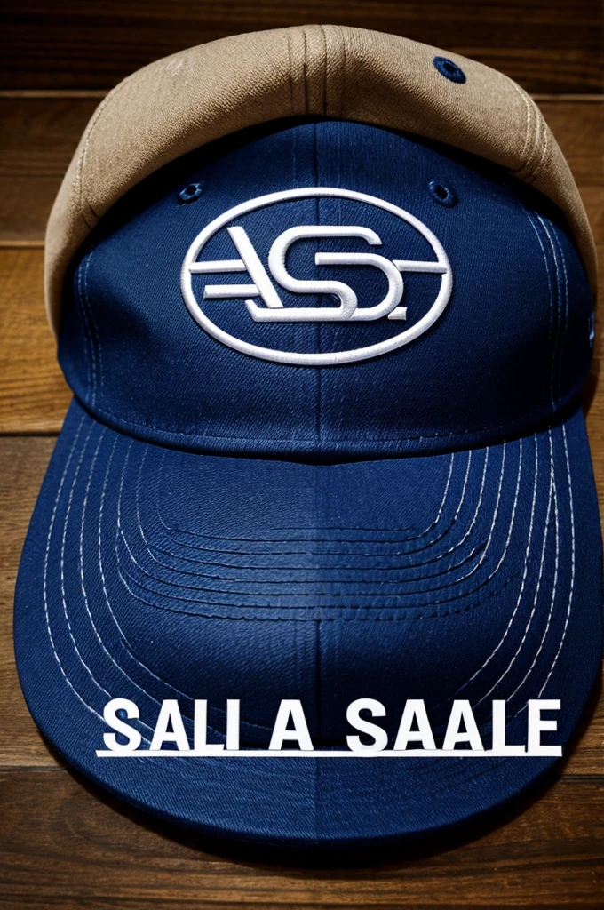 A logo for a cap sale 