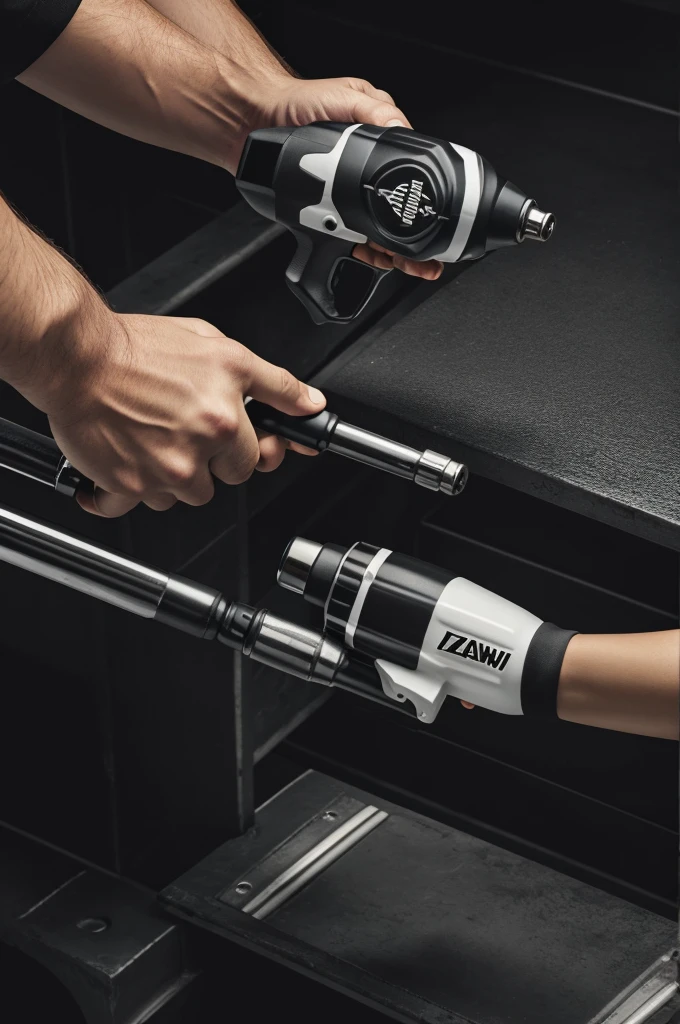 Black and white colour impact wrench with Zaw Brand
