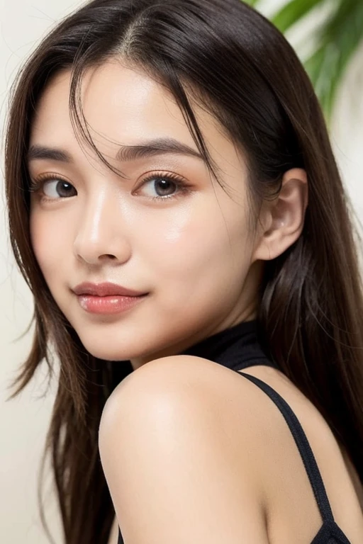Big eyes and double eyelids、Attractive shape、Almond shaped, blue in color、green、brown、Black and various Dark eyebrows and long eyelashes are the characteristics ■ Mouth Natural and well-shaped Attractive smile Small mouth to plump lips ■ Hair color Black、brown、blonde、light brownと多様
長くて厚い髪
自然なテクスチャー(straight、Wave、Afro、Dread etc.)
■ Skin color: Clear white to olive skin、light brown、A variety of skin types, from dark to healthy bronze skin ■Body types A variety of body types, from slim to curvaceous Healthy and toned body types Slim and long legs ■Makeup From natural and clear makeup to sophisticated makeup、A variety of makeup styles from elegant to glamorous, from vibrant to energetic