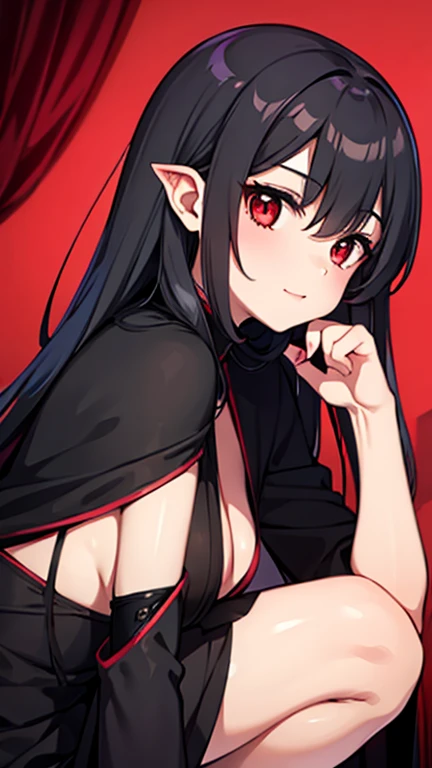 Black-haired vampire、tits