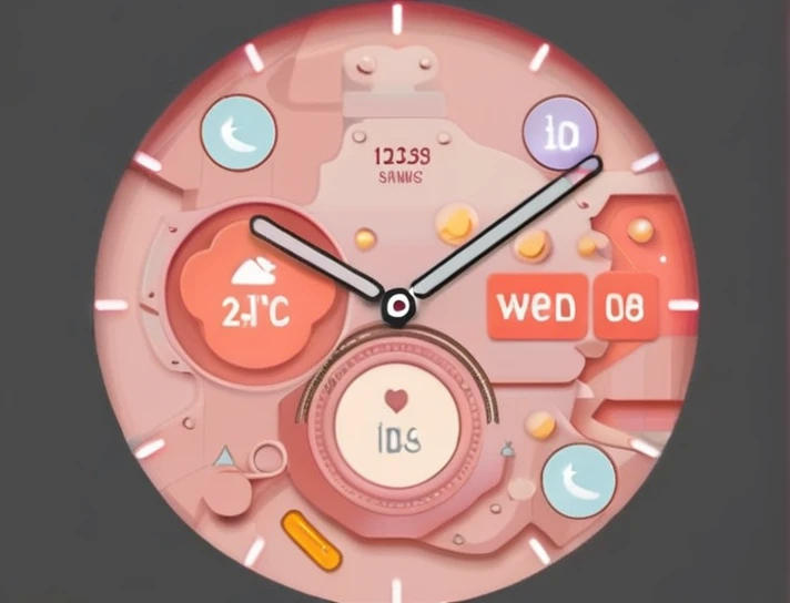 Wall Clock style wonder woman 