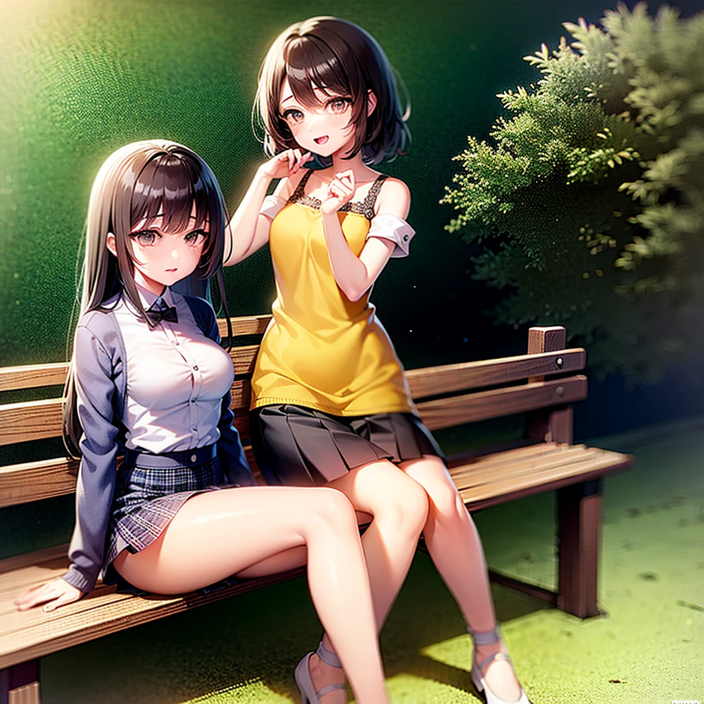 ((Highest quality)), ((masterpiece)), (detailed),(High resolution:1.2),(Anime girl sitting on a bench reading a book), artwork in the style of Gwaiz, Gwaiz, Anime Moe Art Style, Young Anime Girl, makoto shinkai. Digital Rendering, Gwaiz on pixiv artstation, Gwaiz on artstation pixiv, Cute girl anime visuals, Beautiful anime portraits, In anime style