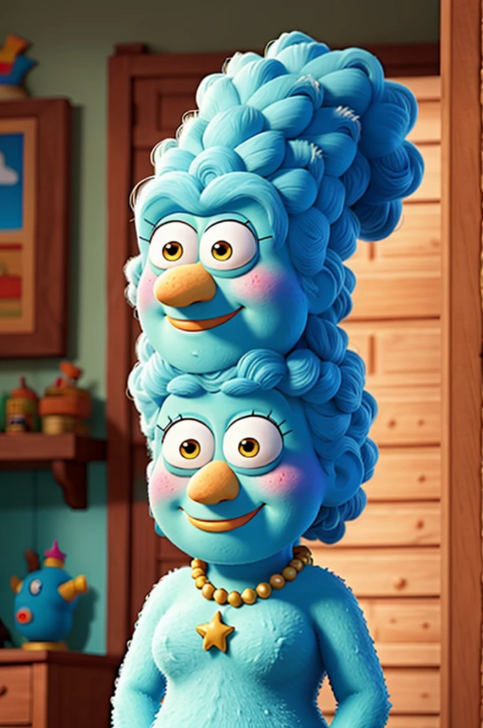 Marge Simpson, showing his huge we see