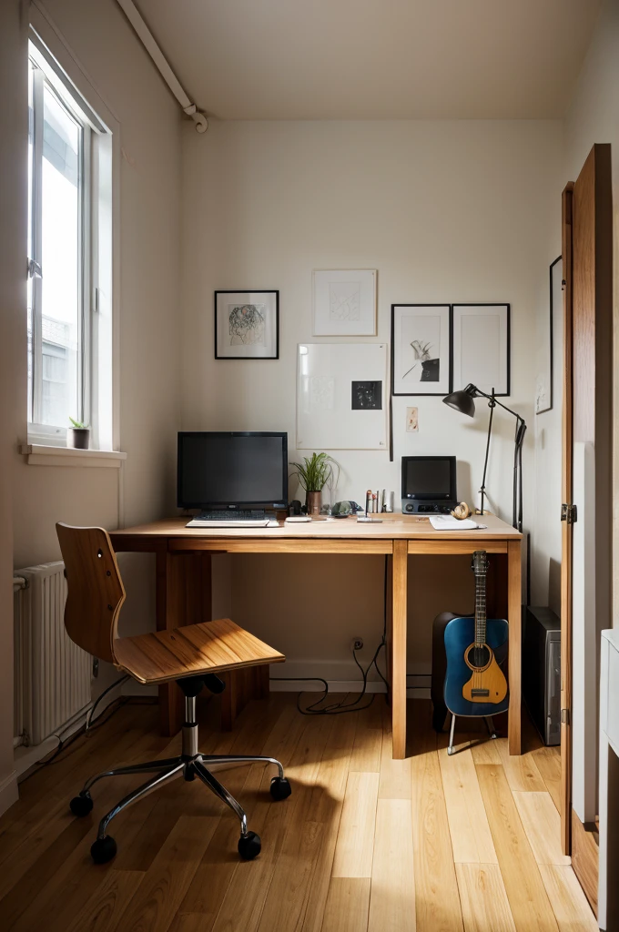 A studio room backgroud