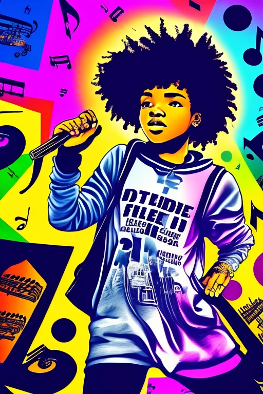 A background filled with scattered musical notes in various sizes and colors
A background completely filled with scattered musical notes in various sizes and colors, covering the entire screen.
beautiful girl colorful image
Dance hiphop Dance CREW Waacking Dance
Punking
black medium hair black medium hair
Five fingers Baggy clothes Baggy clothes