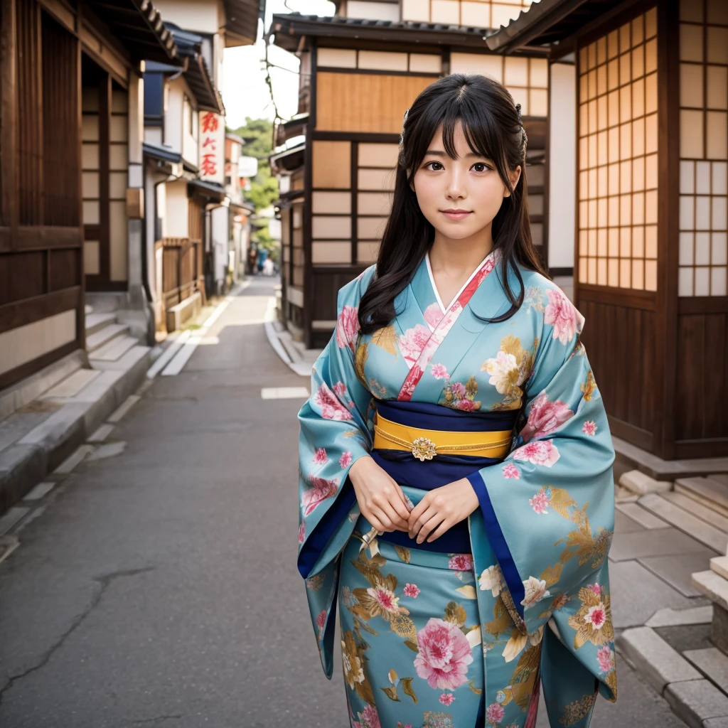 A woman in a Japanese