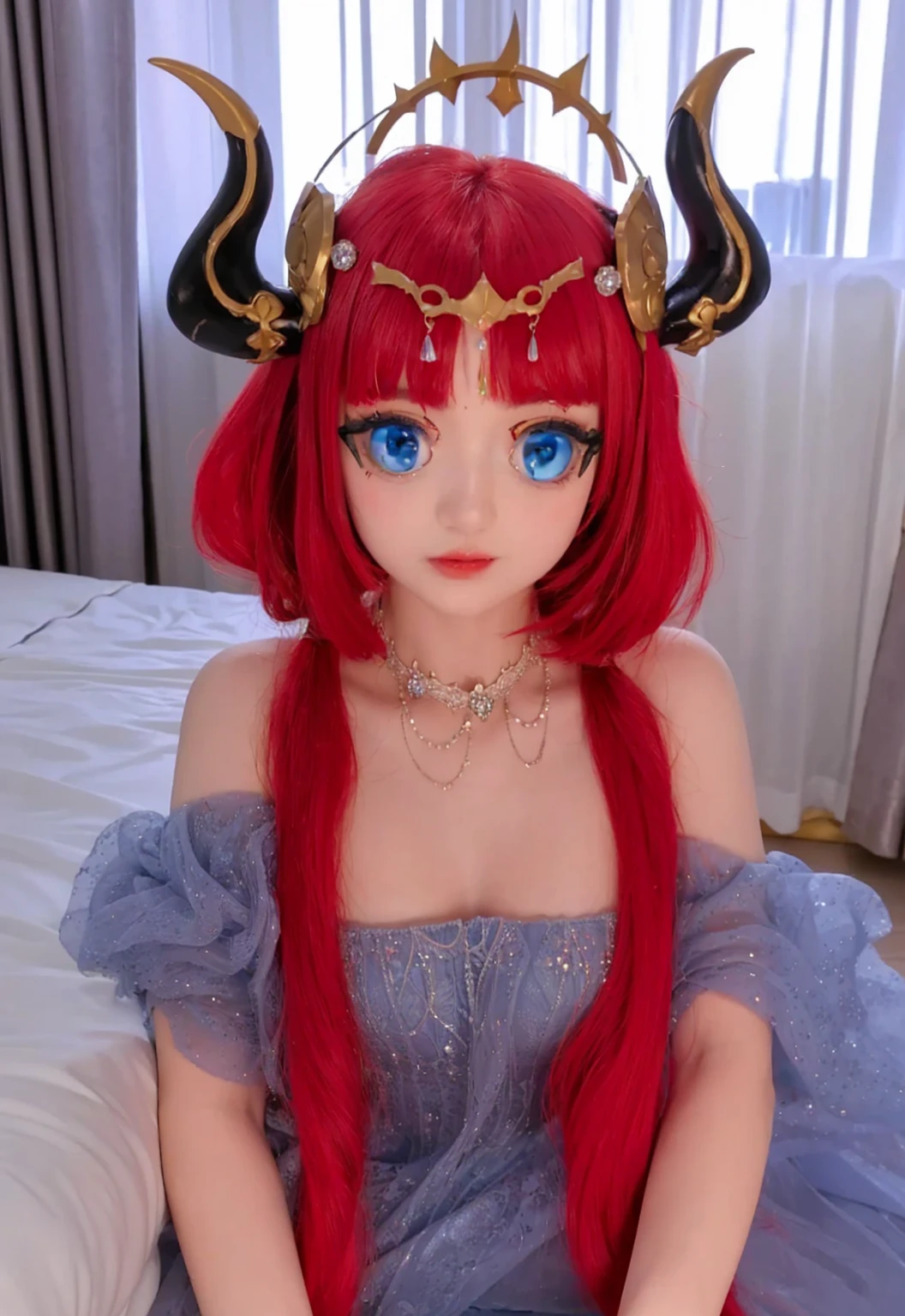 Royal princess,Super detailed, Delicate face, Stock Photography , Portrait 400, F1 Camera Lens.6, Colorful, Surrealism, Realistic textures, Dramatic Lighting, Thin Film Distiller 800 (8K, original photo, Better quality, masterpiece: 1.2), Super detailed, (Extremely delicate skin: 1.2), 8K 超高清, SLR camera, Soft Light, high quality.Fire Queen,Blue pupils,Apply red lipstick,Have a tattoo,The tattoo is very three-dimensional,Gorgeous and intricate tattoo designs,8K Mugshot,Large Breasts,Dark eyeshadow,Sexy thick lips(Red lipstick),Ice Princess,The facial features are very three-dimensional,Gorgeous and exquisite crystal diamond lace wedding dress,Silver armor,Exquisite and ornate silver decoration,Universe shining diamond gem,Ultra-clear portrait,Very exquisite and gorgeous jewelry,breasts symmetrical,Second dimension big head