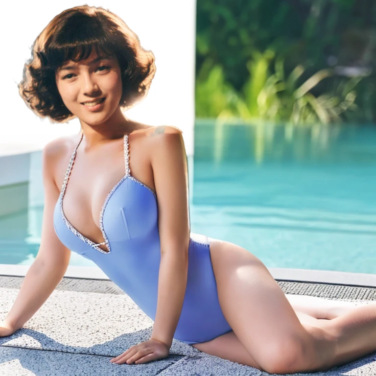 4K,Highest quality、masterpiece、Swimsuit､Sexy pose