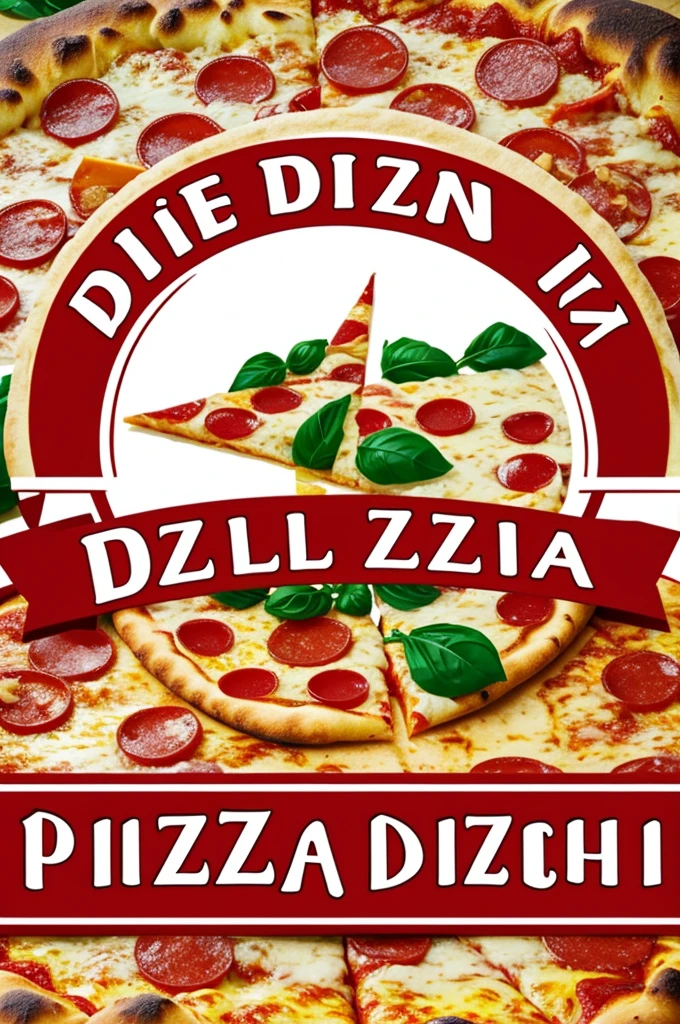 Pizzeria logo with name "delipizza"