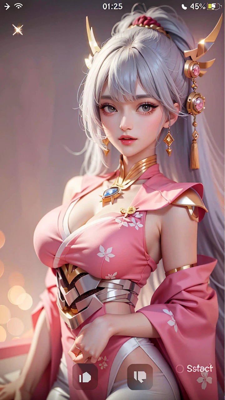 RAW, 1girl, solo, colorful, (masterpiece, best quality:1.3), (absurdres:1.3), walking, holding Luxury handbag,
(detailed skin:1.3, detailed face:1.3), from above, looking at viewer,
sharp focus, delicate, (korean beauty, korean mixed:1.3), (mature female:1.2),
(huge breasts:1.8, thick thighs:1.2, narrow :1.1), light smile,
(big_eyes:1.2, Chocolate_eyes), gray_eyeshadow, pink lips,
(straight hair), looking at viewer, (thin gray v-neck long midi dress:1.2),
park, english text, day, (sunlight on face:1.5), open_blazer,