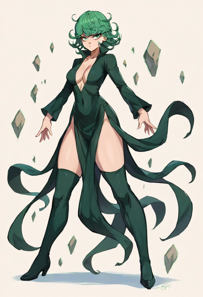 1womanl, tatsumaki(One punch man), big boobies, huge boobies, fully body, breasts out, (perfects eyes),(chest showing), open-chest clothing,(breasts big), (mega breasts), (big boobies), (Mega ,),(nsfw), (badass clothing),(thicker breasts),biggest breasts, bigger breasts