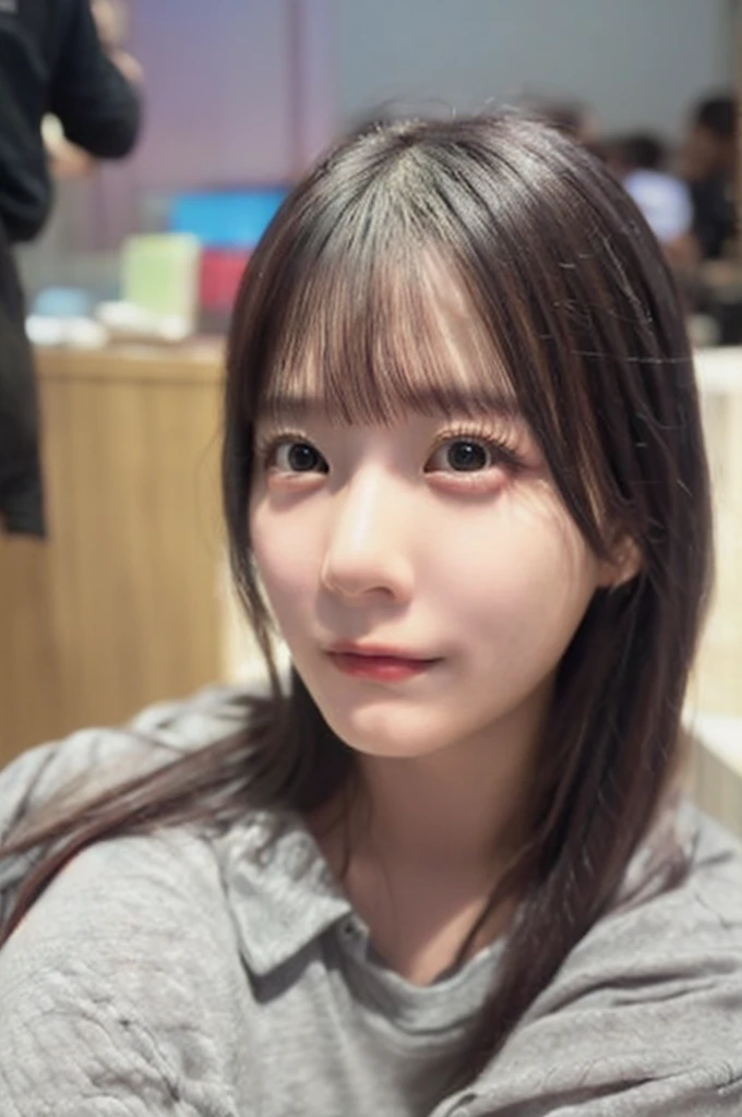 Cute Japanese Women Photos, Little Woman, 20-year-old, Beautiful and perfect face, brown, Beautiful Face, thin: 1.2,Dressed, (photo Realistic:1.4), (hyper Realistic:1.4), (Realistic:1.3),
(Smoother lighting:1.05), (Improving the quality of cinema lighting:0.9), 32k,
1 Girl,20-year-oldの女の子, Realistic lighting, Backlight, The light shines on your face, Ray Tracing, (Bright light:1.2), (Improvement of quality:1.4),
(Highest quality Realistic textured skin:1.4), Fine grain, Detailed face,
(tired, Sleepy and happy), (smile:0), Face close-up, T-Shirts,
(Enhances the body line:1.1), (Enhances the beauty of skin texture:1.1)