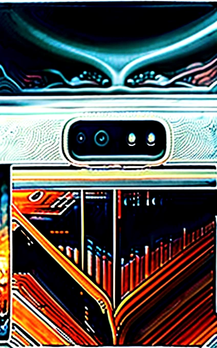 6×6×6, he's back from the dead, black, reddish grey ,red,dark grey and black blue, abstract art, digital art