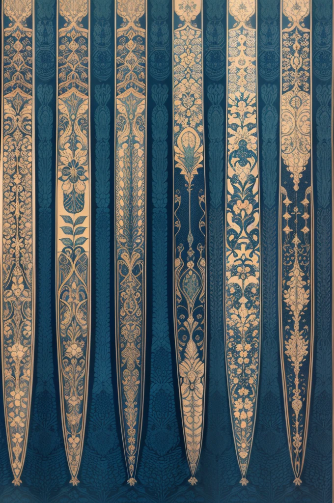 seamless pattern, tapestry, intricate, full of detalis, colorful