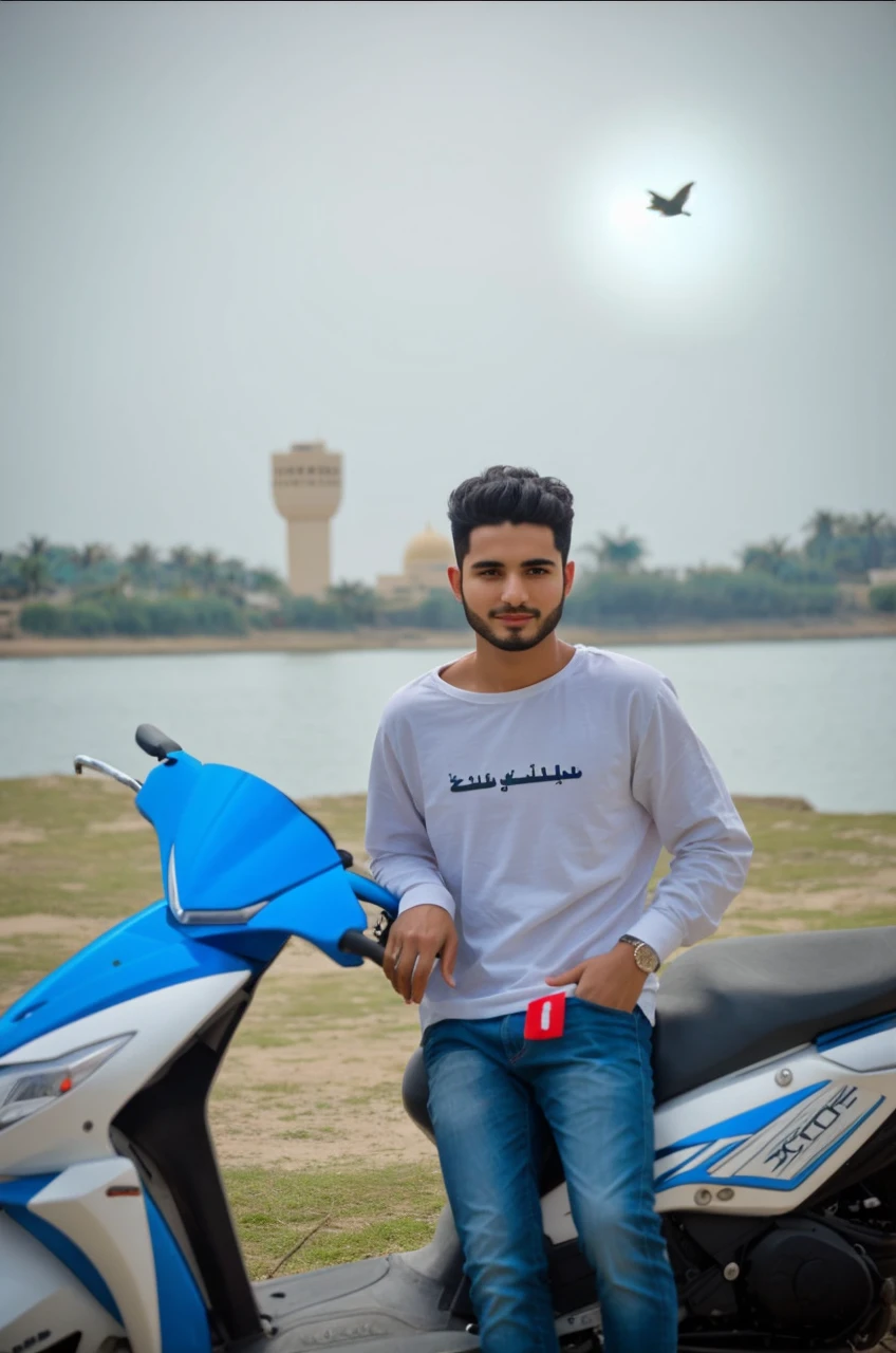 arab black haired boy