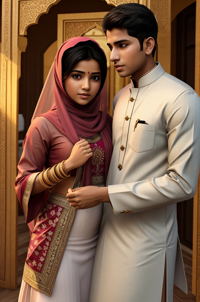 hindu girl muslim boy romance 3d photo