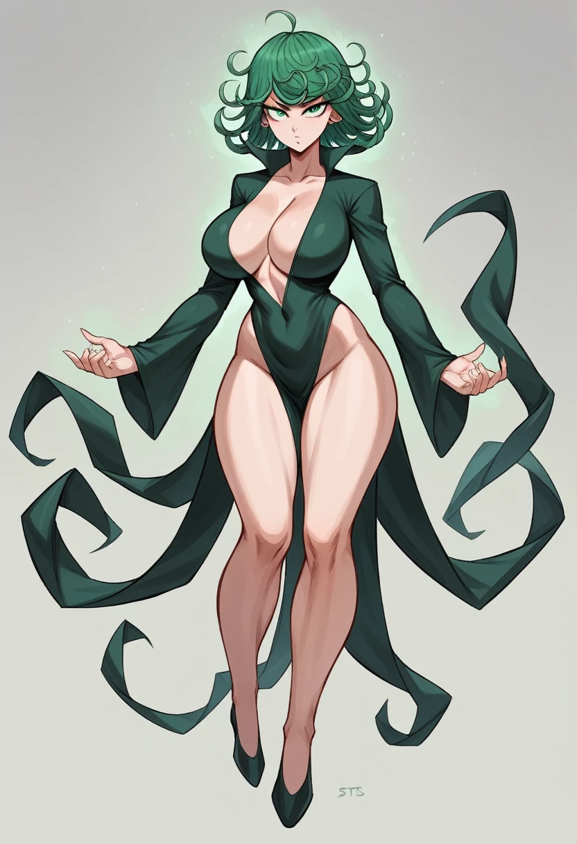 1womanl, tatsumaki(One punch man), big boobies, huge boobies, fully body, breasts out, (perfects eyes),(chest showing), open-chest clothing,(breasts big), (mega breasts), (big boobies), (Mega ,),(nsfw), (badass clothing),(thicker breasts),biggest breasts, bigger breasts