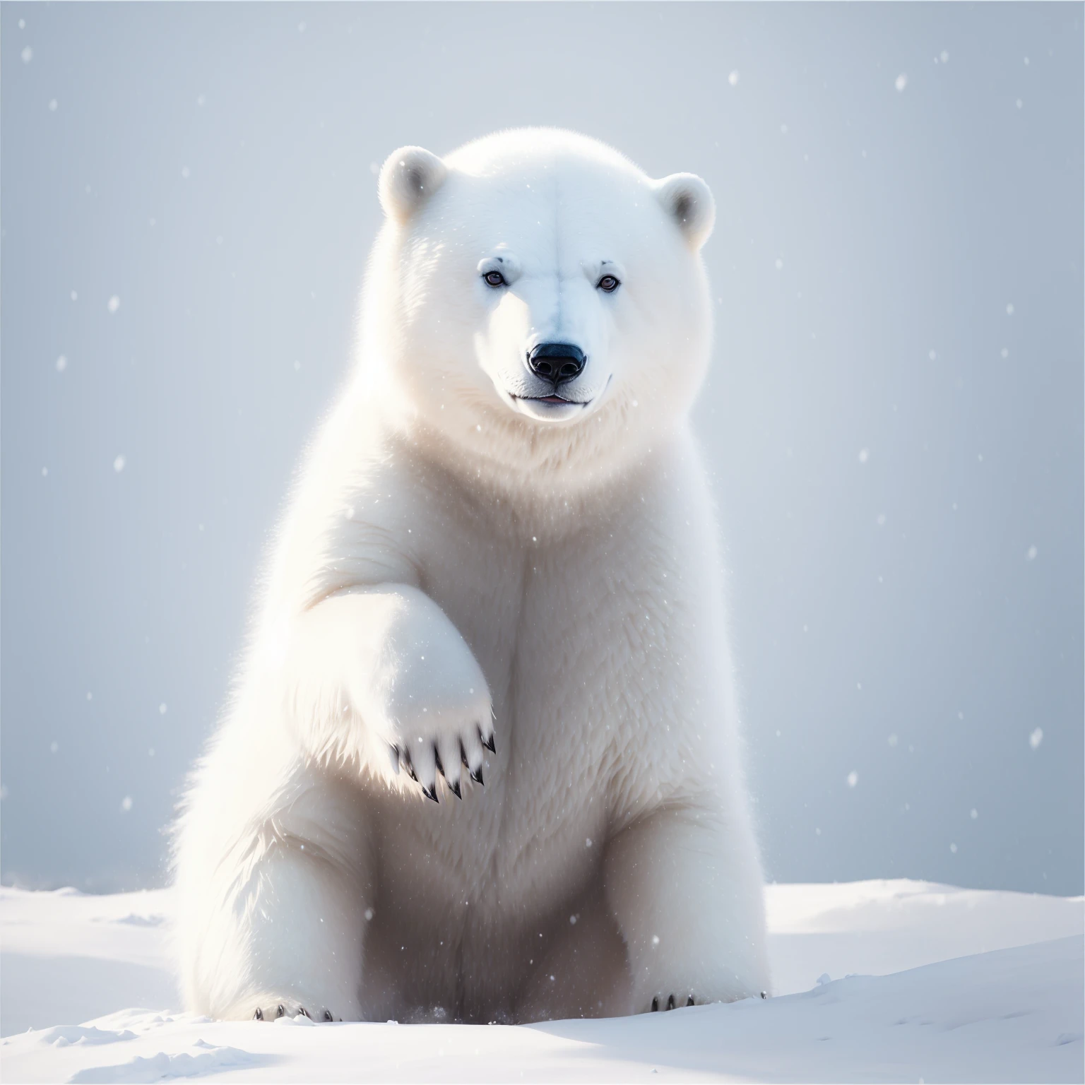 小Polar Bear,cute,Realism,photography,Snow,cold,Polar Bear,Bear