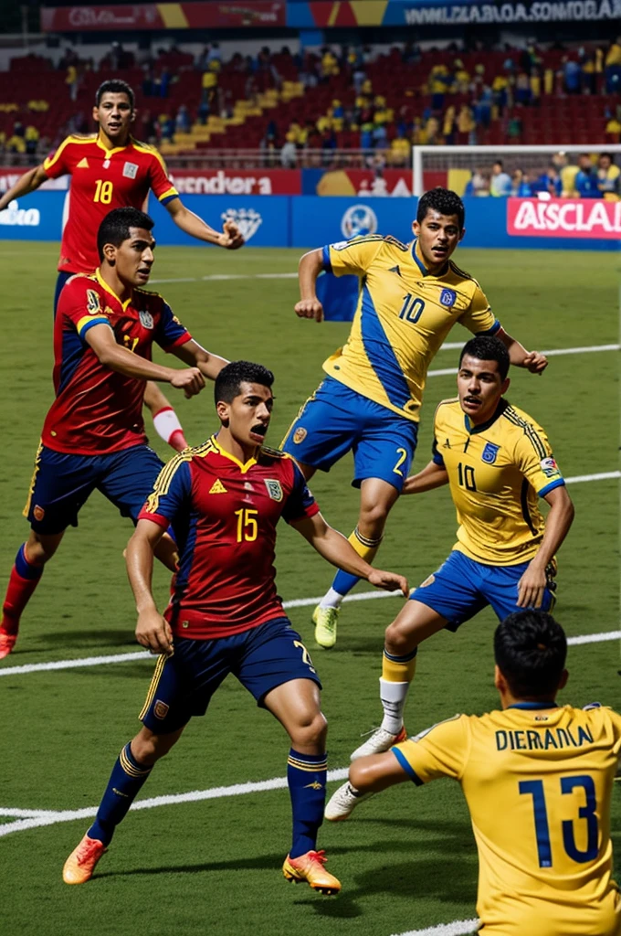 Venezuelan flag soccer with the champions cup
