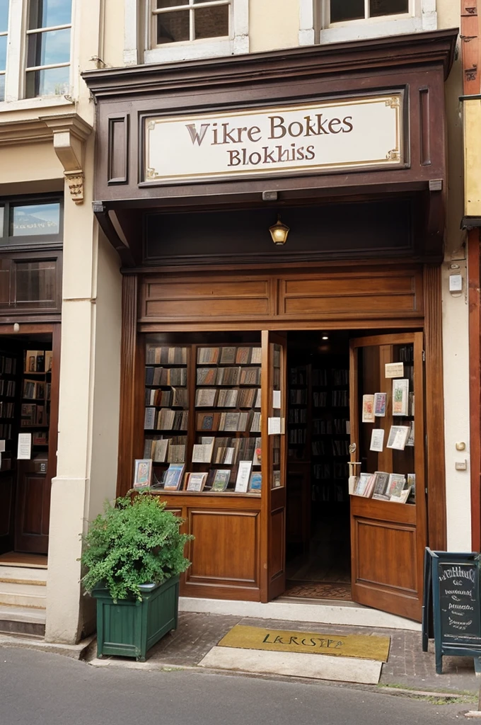 A loster for tha advertisement of a book shop named Whimsical Books which provides us with literature, fiction and knowledge books