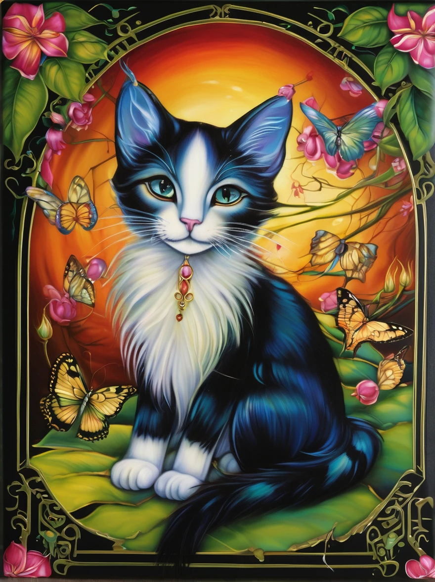 feline animal painting, Jasmine Becket-Griffith