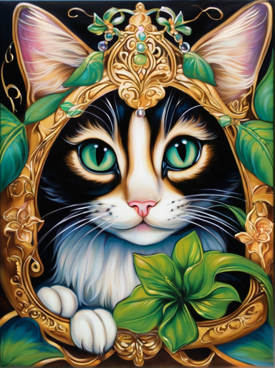 feline animal painting, Jasmine Becket-Griffith