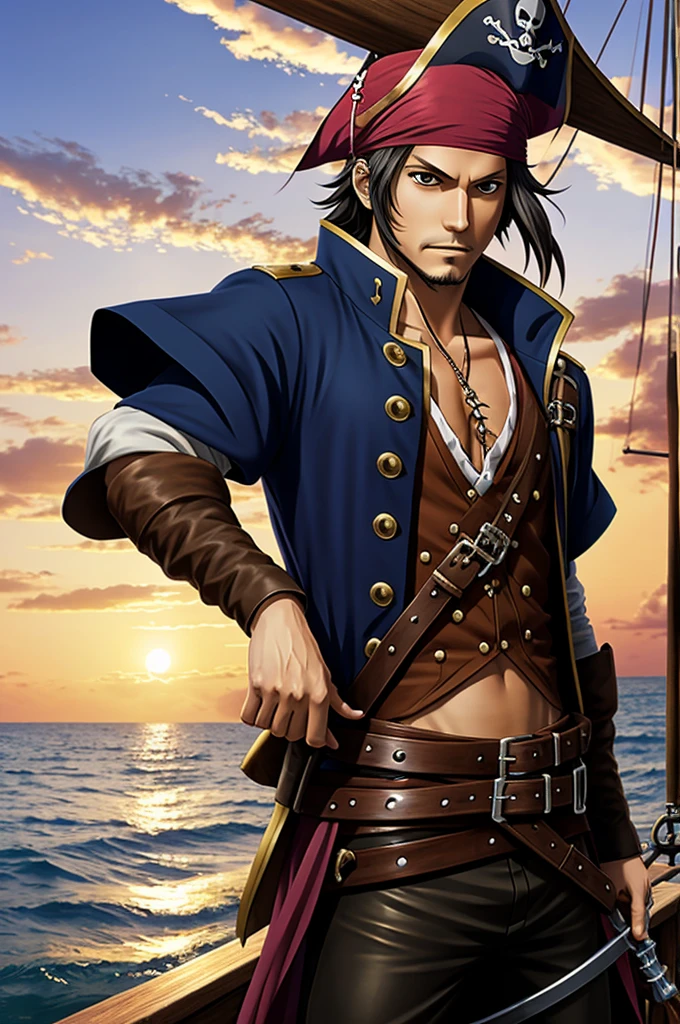Create a pirate anime photo share