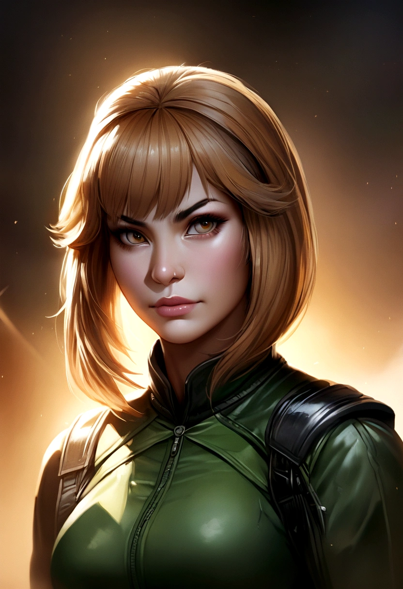 Hyperrealistic toon of the Chilean fighter Stephanie Vaquer 