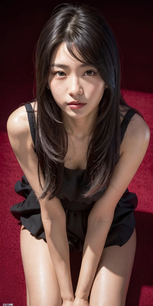 Realistic style, Han Hyo , girl, Asian, detailed face, detailed hands, detailed legs, detailed fingers, detailed hair, detailed eyes, detailed skin, dynamic lighting, (photorealistic: 1.4), 8k UHD, (hyper realistic), (realistic photo), (masterpiece), (best quality), from above