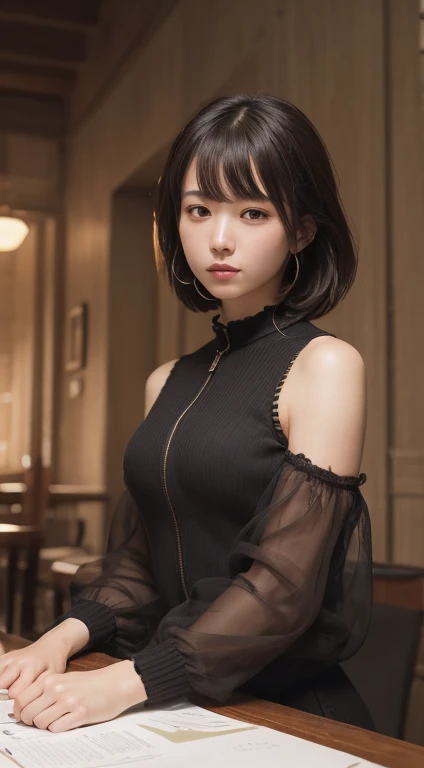 Tabletop, Highest quality, figure, Super detailed, In detail, High resolution, 8k wallpaper, Perfect dynamic composition, Beautiful attention to detail, ladies' fashion,Long Hair,Small breasts Natural color Lips, Bold sexy pose,smile,Harajuku、25-year-old woman、cute、sexy shot looking at camera