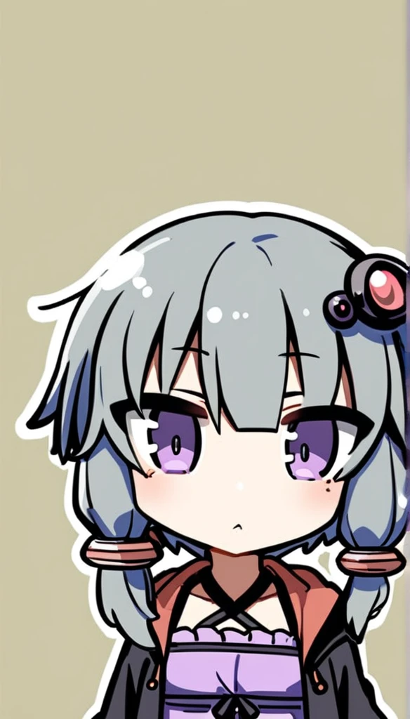 1 girl, kannakamui, bikini, dragon horns, hands on own cheeks, :o, hair beads, low twintails, shine,