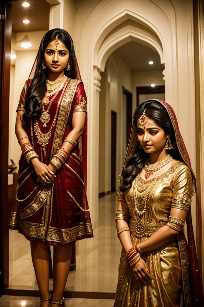 Symbolic photo of a beautiful Bangladeshi couple.