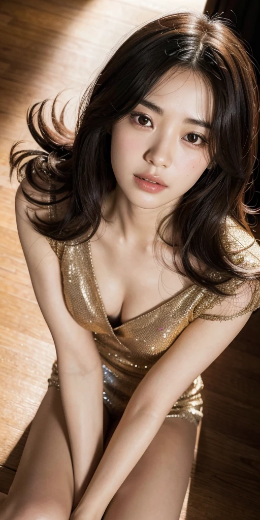 Realistic style, Han Hyo Joo, girl, Asian, detailed face, detailed hands, detailed legs, detailed fingers, detailed hair, detailed eyes, detailed skin, dynamic lighting, (photorealistic: 1.4), 8k UHD, (hyper realistic), (realistic photo), (masterpiece), (best quality), from above