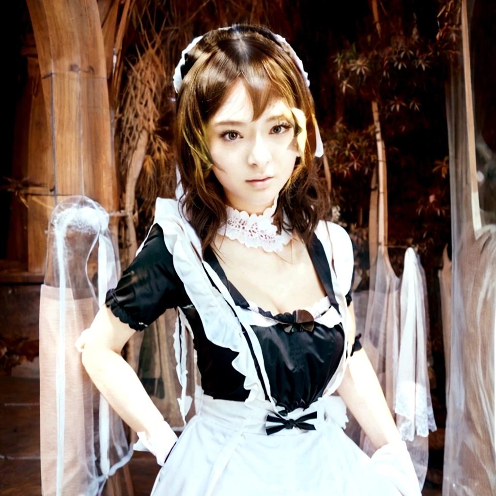 cool、anime character dressed in Maid outfit standing in a hallway, anime girl in a Maid costume, Maid outfit, Maid, gorgeous Maid, a Maid in a magical forest, Created by Anime Painter Studio, Realistic young anime girl, anime cat girl in a Maid costume, Anime-style 3D, Realistic Anime 3D Style, :14 80s anime style, Maid dress