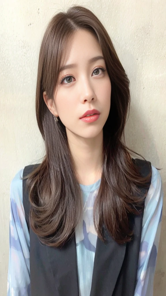 constricted hair, Medium Hair, Semi-long,High Layer,layers-Cut,