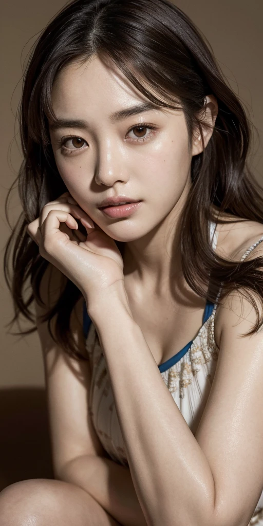 Realistic style, Han Hyo Joo, girl, Asian, detailed face, detailed hands, detailed legs, detailed fingers, detailed hair, detailed eyes, detailed skin, dynamic lighting, (photorealistic: 1.4), 8k UHD, (hyper realistic), (realistic photo), (masterpiece), (best quality), from above