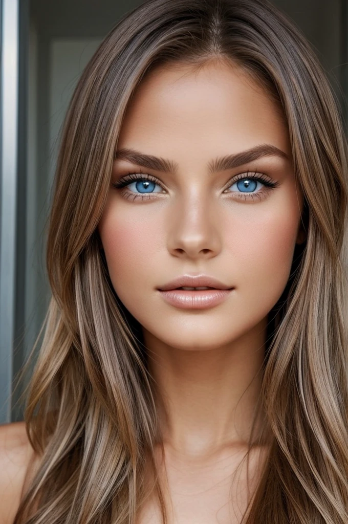Face claim beautiful stunning girl feminine sultry youthful beauty. beauty standards perfect face. blue grey eyes