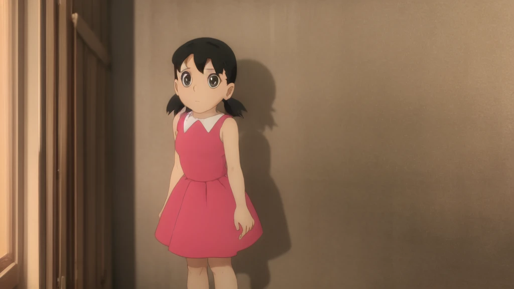 drsizukachan1,child,1girl,solo,pink dress,looking_at_viewer,
