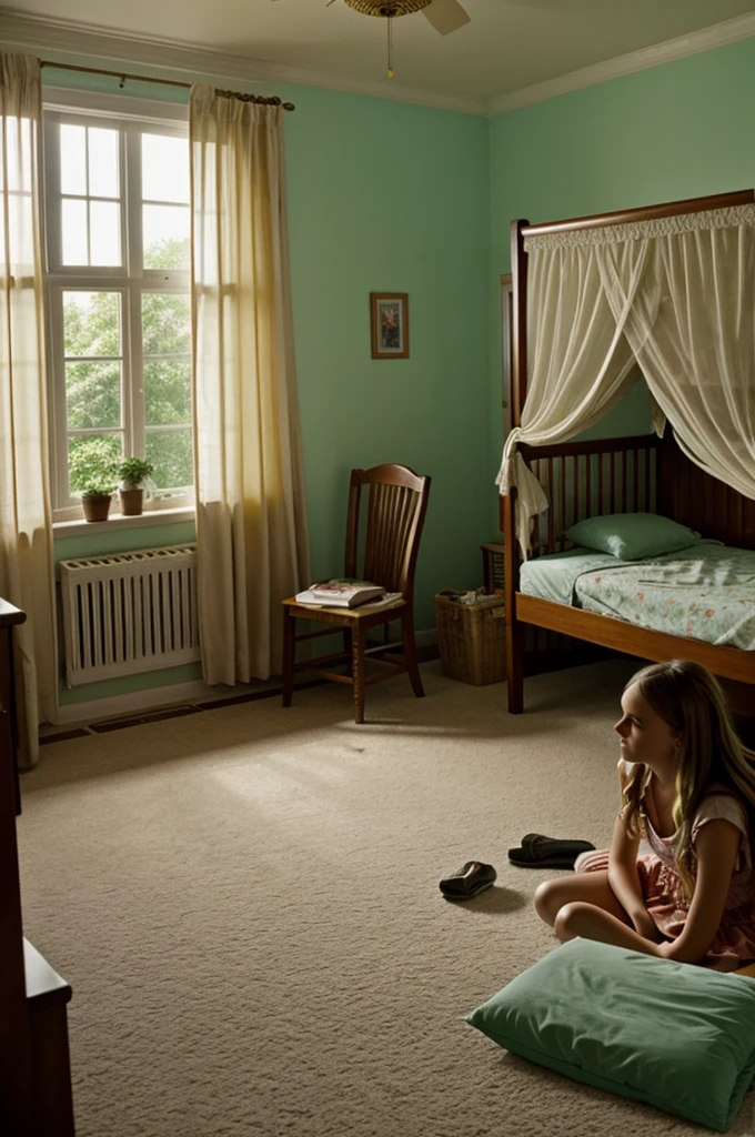 I want to see what the room in the movie Virgin Suicides looks like.