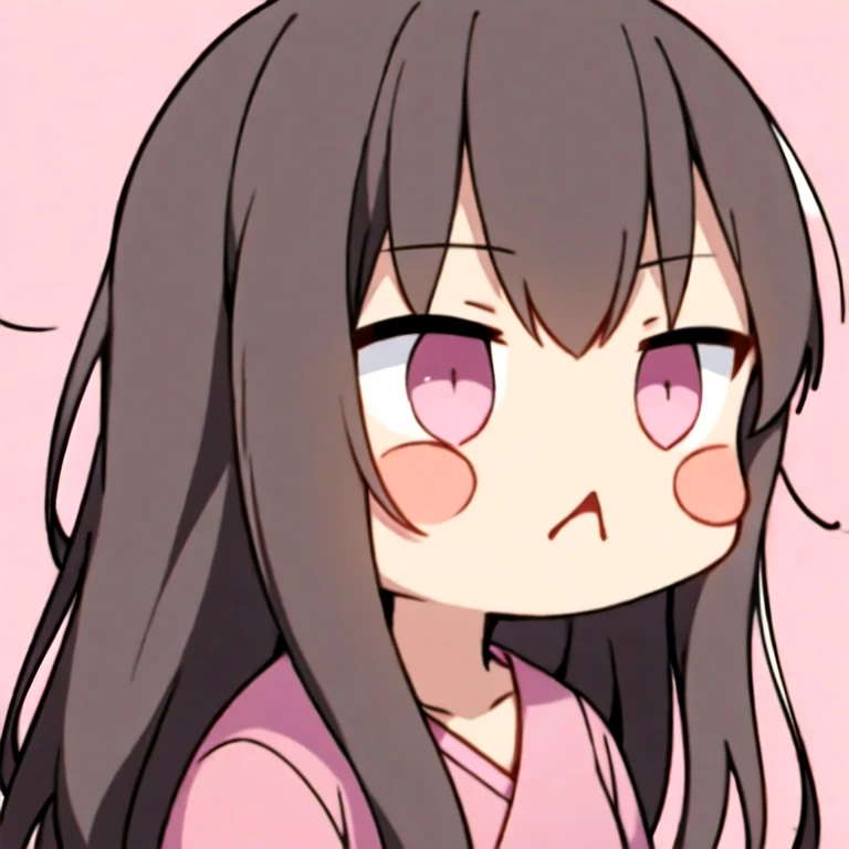 Anime girl with long black hair and pink shirt looking up at the sky, Animation drawings inspired by Ma Yuanyu, tumblr, serial art, Cute and natural anime face, Cute anime face, Cute girl anime visual, Cute anime girl, extremely Cute anime girl face, Lovely art style, Cute anime girl portrait, Kawaii realistic portrait, Young anime girl