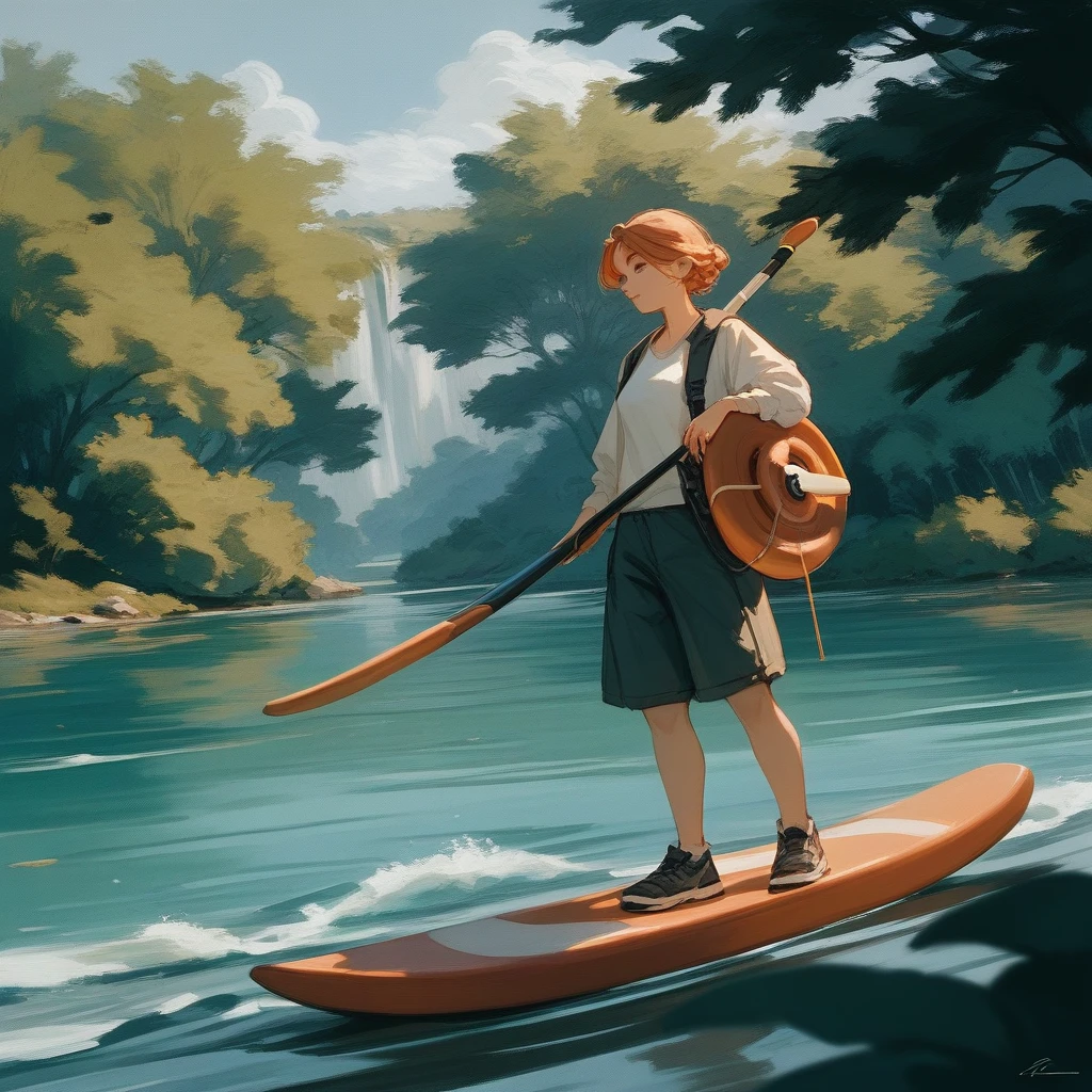 Bigfoot standing on a kayak in canvas painting art style(score_9,score_8_up,score_7_up,score_6_up,score_5_up,score_4_up)

