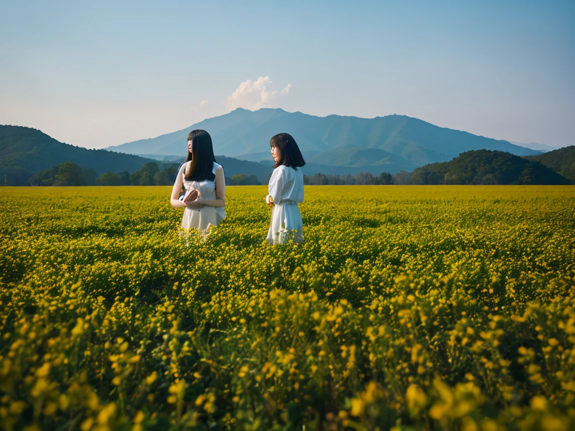 Very detailed super high quality super high quality Surreal photograph 3 Japanese girls (Each girl's hairstyle is randomly different、A different face:1.3) smile Fair skin 16 years old ((Half-open lips:1.3)) Beautiful and soft skin ((Beautifully styled straight short hair)) Beautiful and perfect body very cute A beautiful and clear-skinned young man々New Skins 16 years old (High school girl wearing a sleeveless shirt) Big Breasts whole body Everyday City Bustling city ((night)) Audience'perspective Front view (Big Breasts:1.3) (Cleavage) (Amazingly cute girl:1.3) (whole bodyポートレート)
