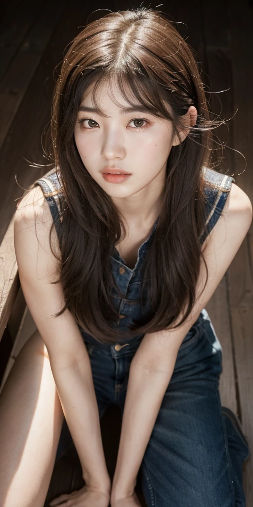 Realistic style, Bae Suzy, girl, Asian, detailed face, detailed hands, detailed legs, detailed fingers, detailed hair, detailed eyes, detailed skin, dynamic lighting, (photorealistic: 1.4), 8k UHD, (hyper realistic), (realistic photo), (masterpiece), (best quality), from above