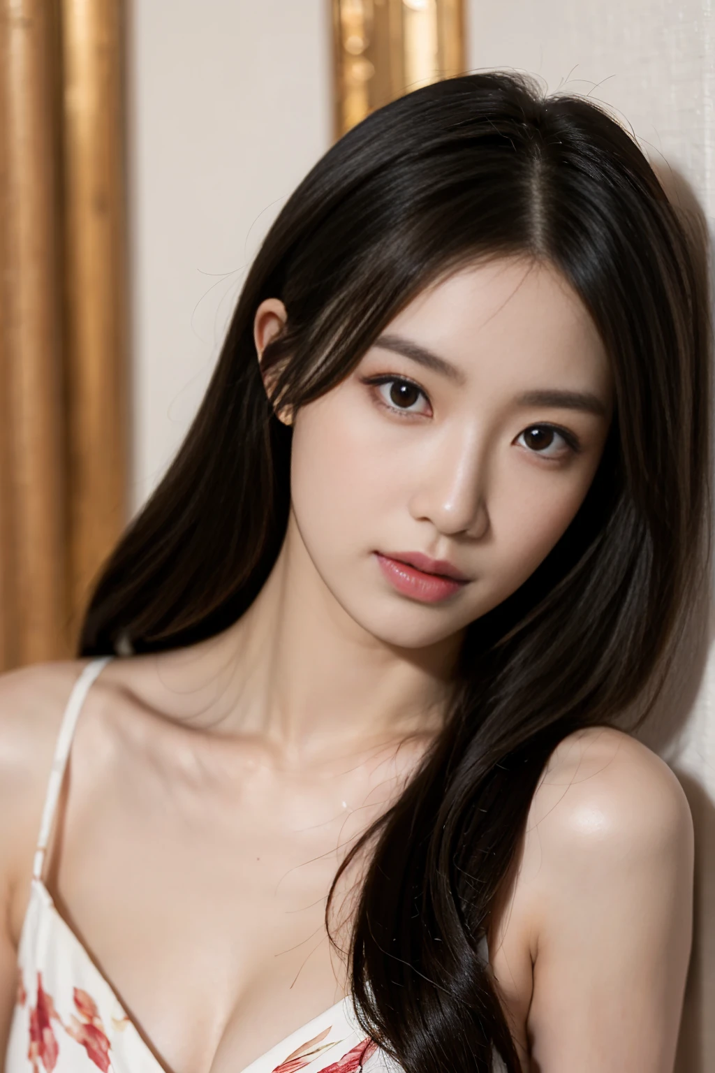 (Raw photo)、(masterpiece、Highest quality:1.3、super high quality)、(Ultra-fine 8K CG:0.4)、(超Realistic:1.35)、(Photorealistic:1.45)、(Realistic:1.5)、Beautiful woman、Age 25、Supermodel、Perfect figure:1.4、(Curved Chest)、((Realistic lighting))、Clear focus:1.2、 With a girl、Perfect Body Beauty:1.4、Slim Abs:1.1、double eyelid、Big Breasts、Swimwear、Sexy pose、A luxury hotel room、Big Eyes、Well-proportioned face