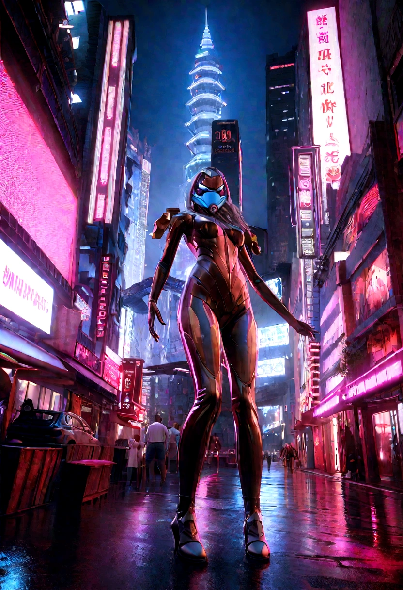 8K realistic photos show the future world controlled by artificial intelligence,One World Order, Futuristic渐变基础设施, The majestic city of the future(masterpiece, complicate raw photography), Neon light details, complicate, Futuristic, sharpest, Random pose, Cyberpunk City, Neon street lights, Instantphoto, photo of the year, Octane Rendering, substance, Maya 3D, cinema4d, ArtStation Trends, Deviant artistic trends, Cyberpunk-style Kuala Lumpur city,